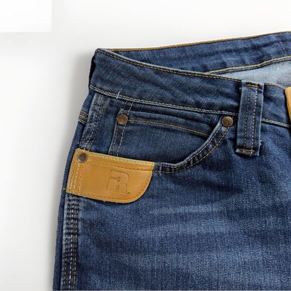 Wrangler Riggs Workwear Strong Jeans Women's 12 X 32 Medium Wash Denim Bootcut - Picture 4 of 13